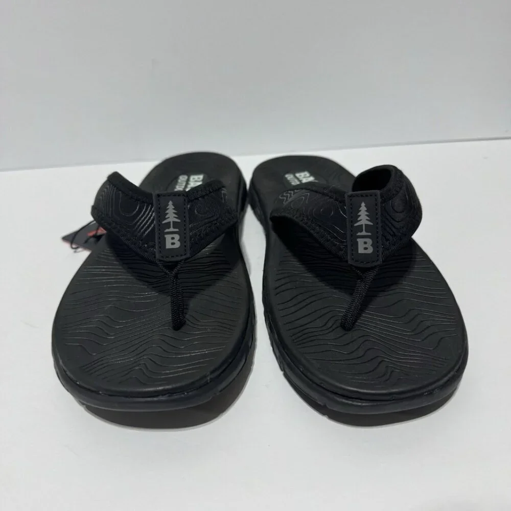 Bass Outdoor Mens Top Thong Sandals Black Size 11 M